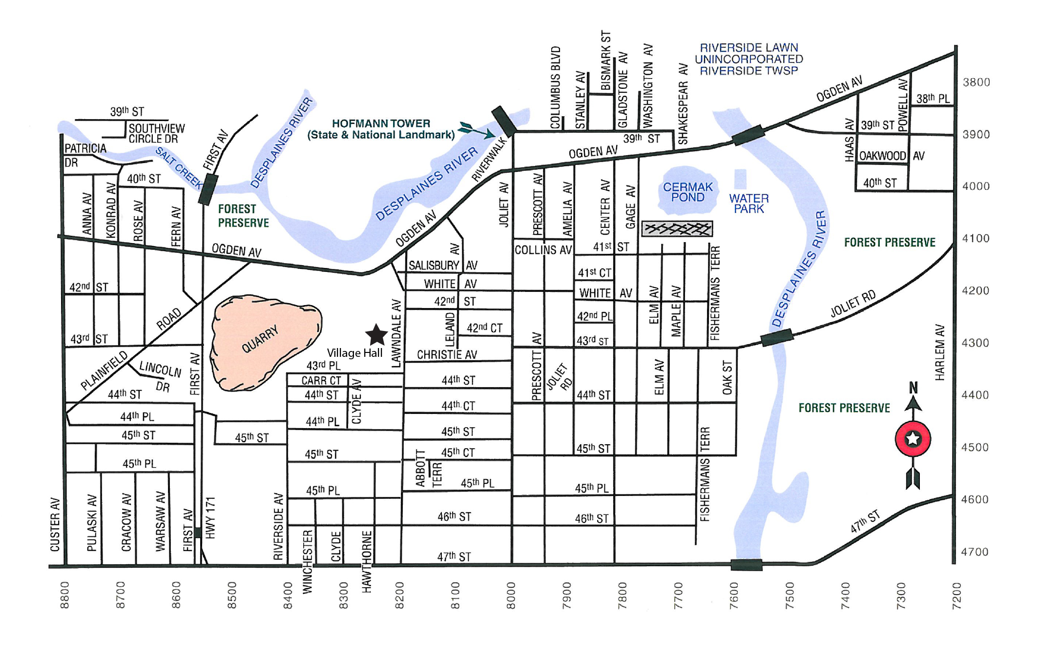 Lyons Map