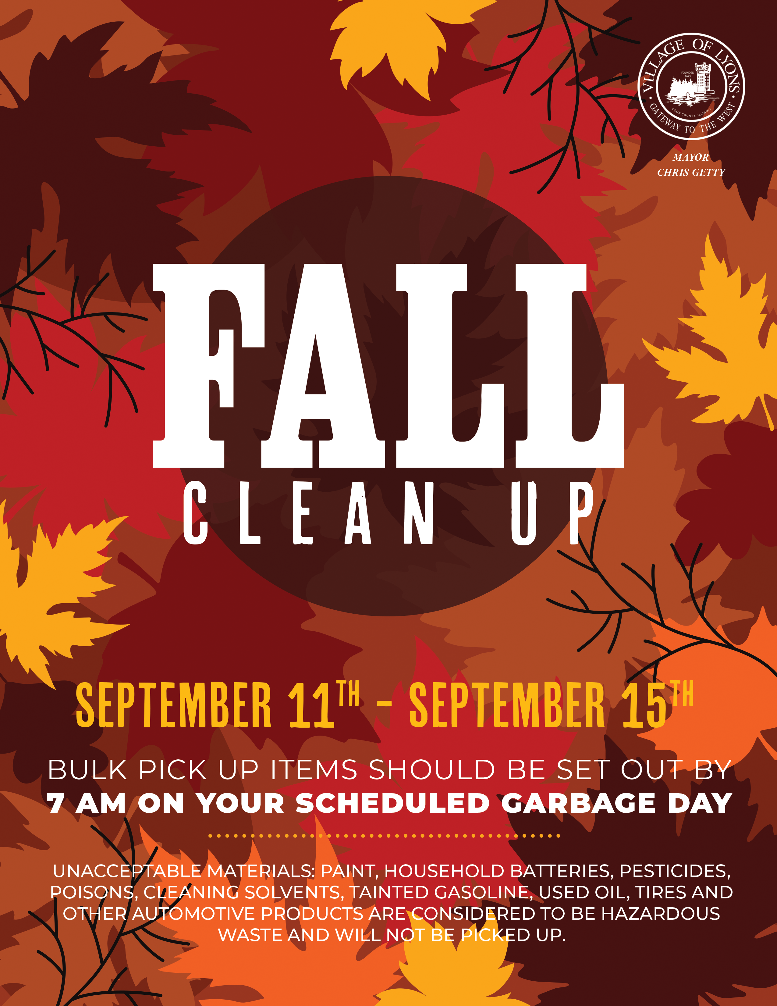 Fall Bulky-Item Cleanup Day!